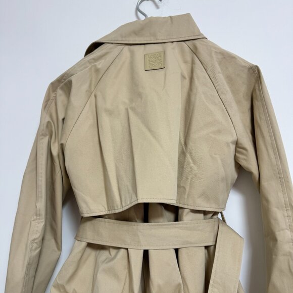 LOEWE Double-breasted pleated cotton-twill jacket - Picture 10 of 13